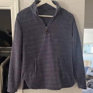 32 Degrees Women's Half-Zip Fleece Pullover - Dark Blue